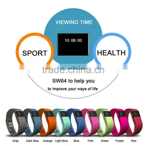 Cheapest Smart Bracelet Good Promotional Gift Health Care Sport Bluetooth Wristband Android TW64 OEM thumbnail-1