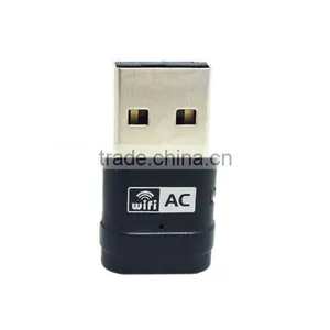 Hot Sells!2.4G & 5G Dual Band AC600 433Mbps 802.11AC Wi-Fi USB Adapter thumbnail-1