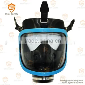 Full Face Gas Mask With Single Connector/ Active Carbon Filter Fireproof Mask-Ayonsafety thumbnail-3