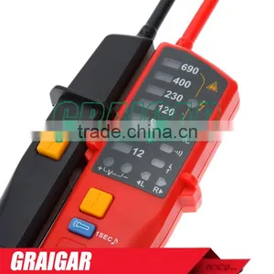 Portable Voltage And Continuity Testers UNI-T UT18B 12V-690V LED AC/DC Voltage Indication Auto Range Voltmeter Voltage Tester thumbnail-3