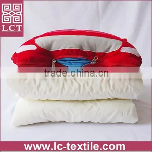 Supply 2015 Best Selling Customized Patchwork Polar Fleece Car Shaped Cushion Accessory Blanket Insert(LCTP0170) thumbnail-4