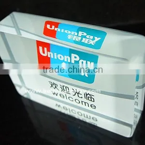 Clear Acrylic Nameplate Material thumbnail-1