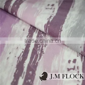 Country Style Stock Fabric Sofa Upholstery Flock Fabric With Stripe thumbnail-4