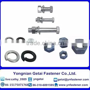 Square Nuts DIN928 Carbon Steel M4 M6 M8 M10 Hot Dip Galvanized Electro Galvanized thumbnail-5