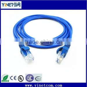 Factory Sale Price CAT5E Solid Bare Copper RJ45 Ethernet Patch Cord Pass Fluke Test thumbnail-1