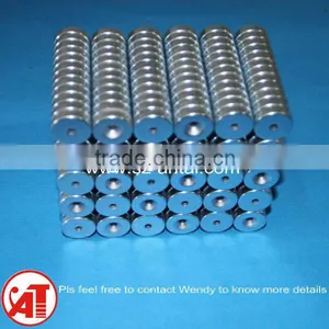 High Power Neodymium Disc Magnet N42 With Hole thumbnail-1