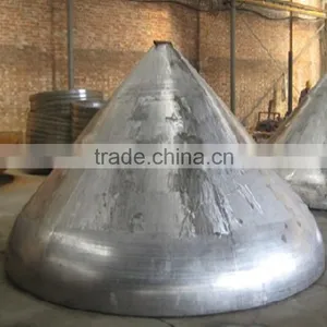Hot Forming Stainless Steel Flange Forged Cone Dish Head Pipe Fittings thumbnail-3