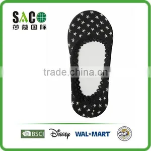 Lace Band Dots and Star Print Cotton Lady Footie thumbnail-3