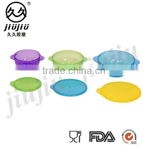 Baby Bowls With 3 Bright Colorful Bowls And 3 Lids Perfect For Babies And Toddlers thumbnail-3