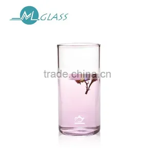 Wholesale Glass Vase Glass Cup 300ml Handmade High Borosilicate Glassware ZB321 thumbnail-1