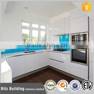 White and Blue Kitchen Furniture Turkey Afforbable Ktichen Cabinet thumbnail-1