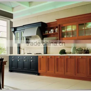 Cherry Wood Kitchen Cabinets for Modern Kitchen Decoration thumbnail-3