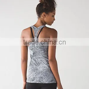 Ladies Custom Fitness Women Tank Top Women Gym Singlet thumbnail-2