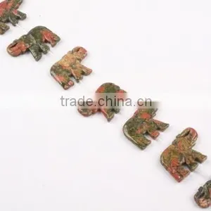 Unakite, Gemstone Beads,semi-precious Stone Beads thumbnail-1