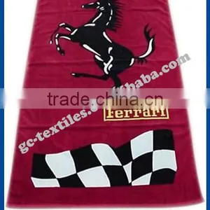100% Cotton Velour Reactive Printed Beach Towel thumbnail-1