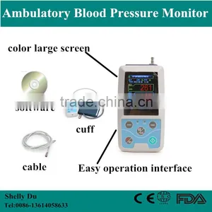 2016 Hot Sale 24 Hours Holter Monitor Medical Cardiac Heart Monitor 3/12 Channel ECG Holter Monitor With Free Software-Shelly thumbnail-1