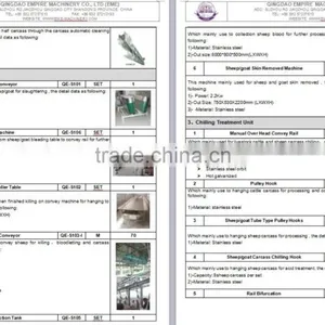 Hight Quality Second Hand Cattle and Sheep Slaughterhouse Project For Slaughter Line Equipment thumbnail-4