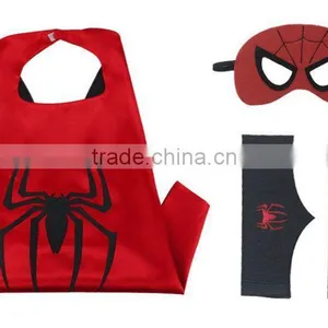 Children Spider Cape Set With Mask & Wristbands thumbnail-1