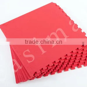 Red Gym Martial Arts Karate Judo Play Foam Floor Interlocking Mats thumbnail-1