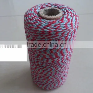 Lemon Green White Cotton Baker Twine for Gift Packing thumbnail-3