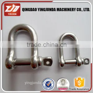 Galvanized Drop Forged US Type Bolt Safety Chain D Shackles thumbnail-1