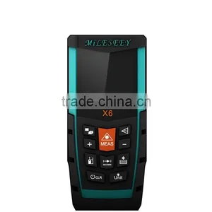 Mileseey 100m Handheld Laser Distance Meter Digital Laser Range Finder Laser Range Meter Laser Tape Measure X6 thumbnail-6