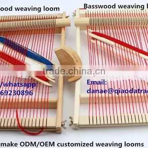 China Factory Customize ODM OEM Knitting Toy Wooden Weaving Loom thumbnail-2