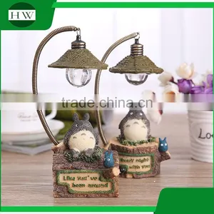 Resin Decorative Mini Cartoon Totoro Battery Led Night Lamp Light thumbnail-5