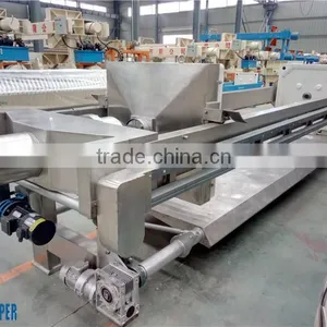 Stainless Steel Automatic Sewage Filter Press,medicine Waste Dewatering Filter Press Machine thumbnail-2