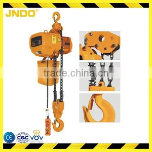HHBB Electric Chain Lifting Hoist With Imported Aluminum Alloy Lifting Chain thumbnail-2