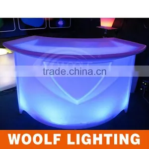 2014 Hot !!! Color Changing Rechargeable Led KTV Bar Table thumbnail-1