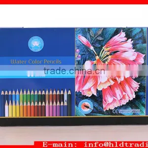 Factory Wholesale High Quality 36 Metal Box Drawing Wood Water Color Pencil Set for Secret Garden thumbnail-1
