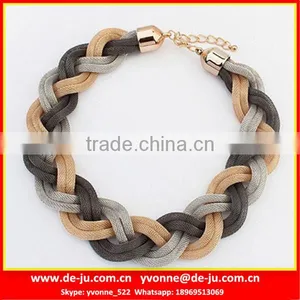 Wire Net Knited Necklace thumbnail-1