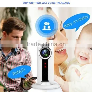 Panoramic Full View 180 Degree Electric Pan-Tilt New VR IP Wifi Camera, New Fisheye VR CCTV Camera For Sale thumbnail-5