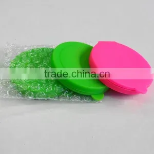 Facotory Custom Double Face Foldable Round Silicone Cosmetic Mirror thumbnail-5