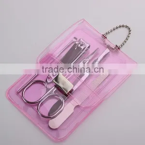 Small Promotional Customized Logo Manicure Set With Pvc Bag Packing thumbnail-1