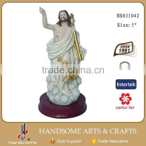5 Inch Polyesin Handmade Catholic Craft Jesus Christ Statue thumbnail-1
