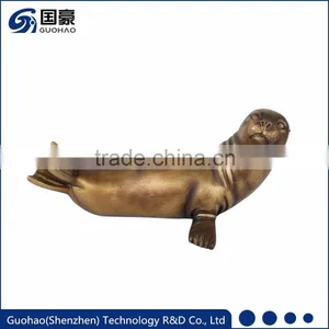Custom Sea Theme Resin Handmade Sea Lion Statue thumbnail-1
