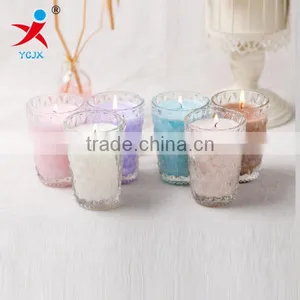 The Glass Candle Gift Box Aroma of Vanilla Smokeless Candles Crystal Candlestick Pass-first Scented Candles Incense thumbnail-1