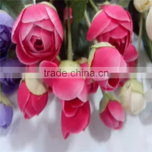 Making Flower Silk Rose Artificial Rose Mini Artificial Silk Flowers thumbnail-4