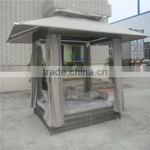 Outdoor Rattan Gazebo thumbnail-1