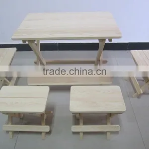 Heavy-duty Space-saving Dining Table and Chairs thumbnail-3