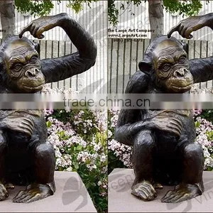 High Quality Monkey Bronze Statue With Low Price thumbnail-2
