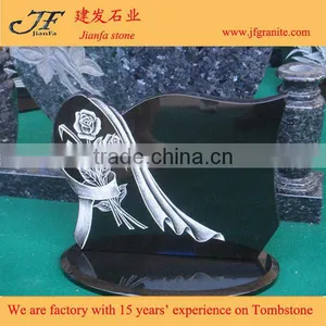 Types Of Small Carved Granite Tombstone With Flower Carving thumbnail-2