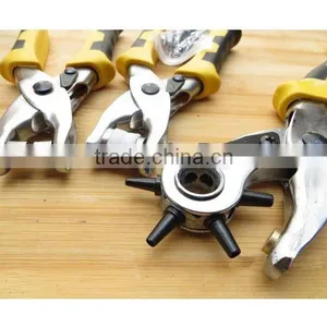 Revolving Carbon Steel Leather Punch Pliers thumbnail-2