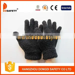 DDSAFETY Black Velvet Glove Daily Glove Winter Glove Safety Working Glove thumbnail-1