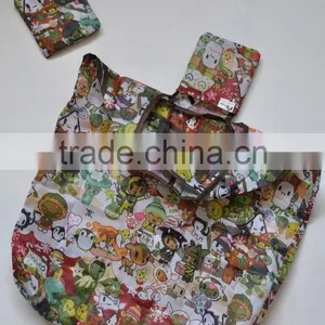 Eco Reusable Foldable Shopping Tote Bag Cute Cartoon Shopping Bags thumbnail-2
