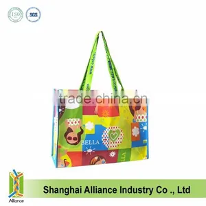CMYK Full Color Cute Bear Printing Laminated PP Woven Shopping Bag thumbnail-5