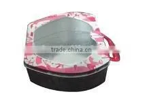 Lunch Tin Box With Handle and PVC Window on the Top thumbnail-1