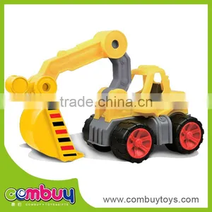 Newest Product Large Plastic Trucks Sliding Diecast Excavator Model thumbnail-1